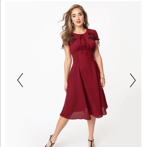 Unique Vintage 1940s inspired dress